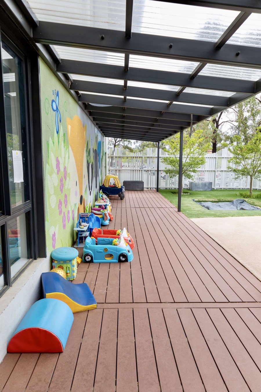 Covered deck at Cubs Corner Early Learning Centre