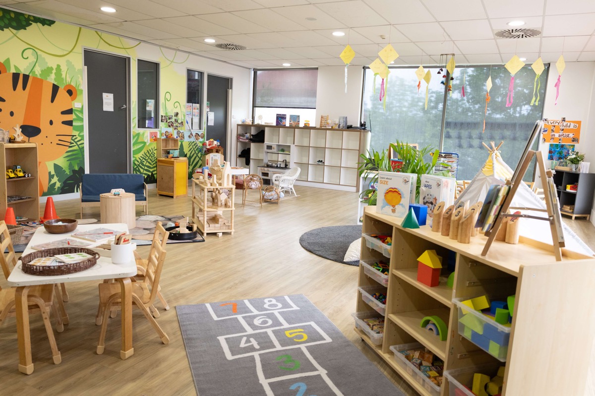 Jungle room at Cubs Corner Early Learning Centre